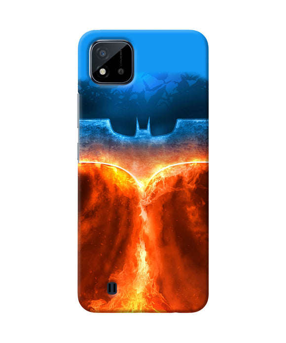 Burning batman logo Realme C20 Back Cover