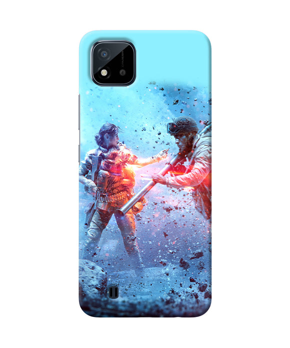 Pubg water fight Realme C20 Back Cover