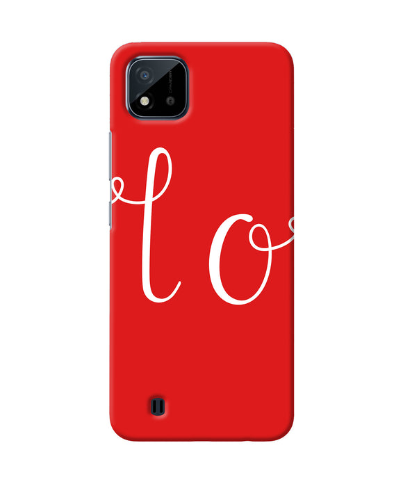 Love one Realme C20 Back Cover