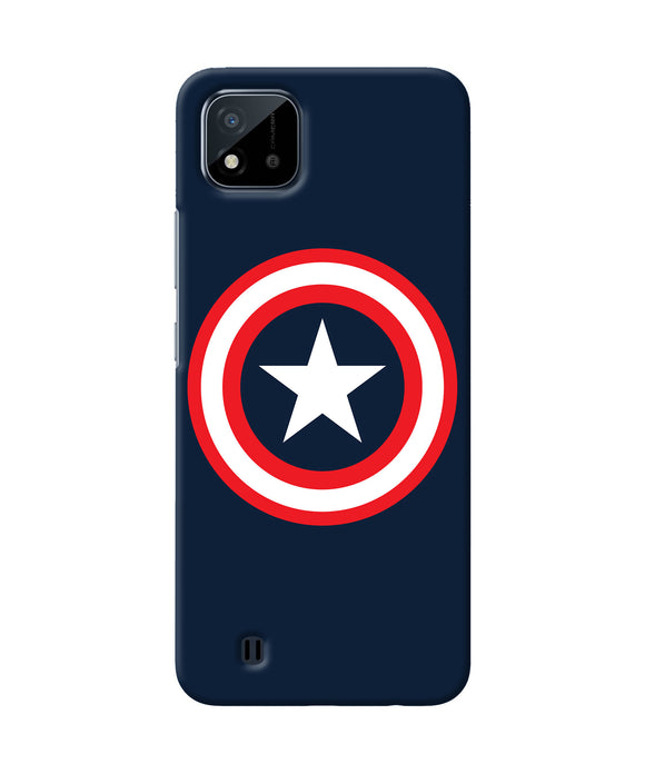 Captain america logo Realme C20 Back Cover
