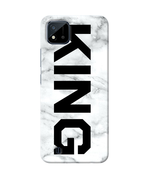 King marble text Realme C20 Back Cover
