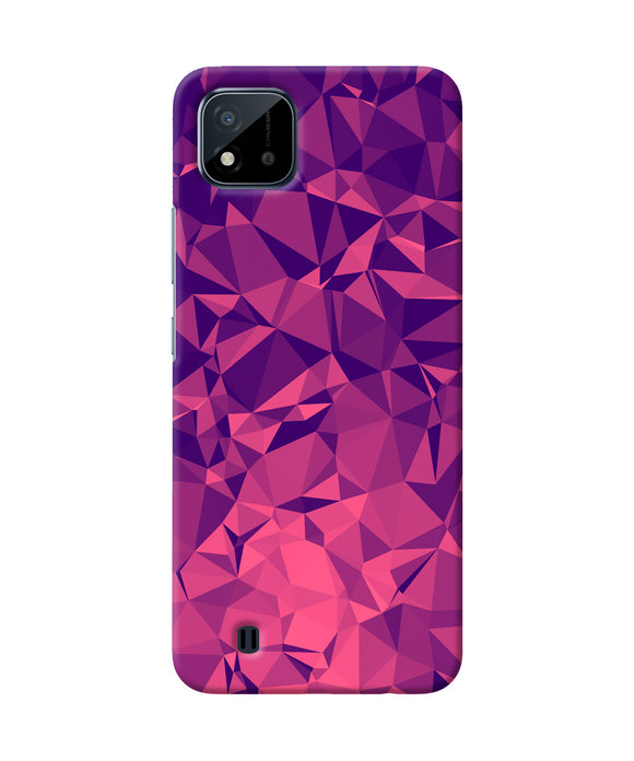 Abstract red blue shine Realme C20 Back Cover
