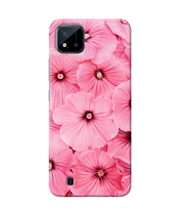 Pink flowers Realme C20 Back Cover
