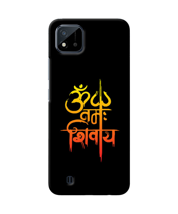 Om namah shivay text Realme C20 Back Cover