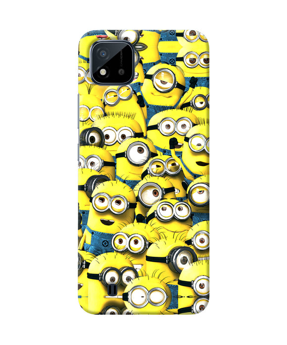 Minions mini crowd Realme C20 Back Cover