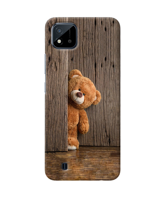 Teddy wooden Realme C20 Back Cover