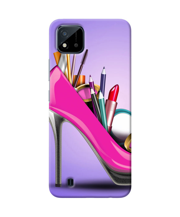 Makeup heel shoe Realme C20 Back Cover