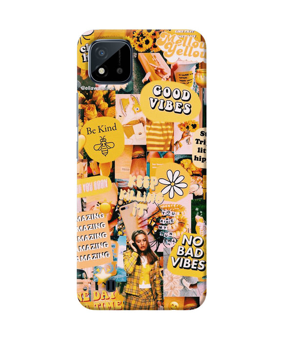 Good vibes poster Realme C20 Back Cover