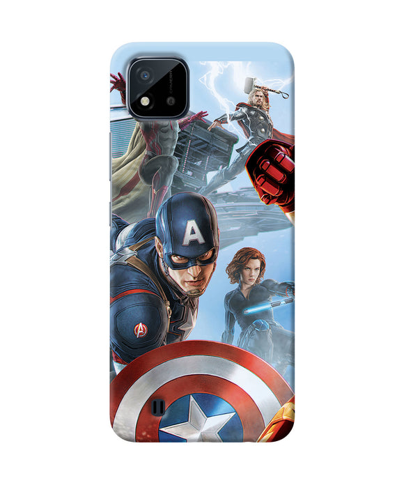 Avengers on the sky Realme C20 Back Cover