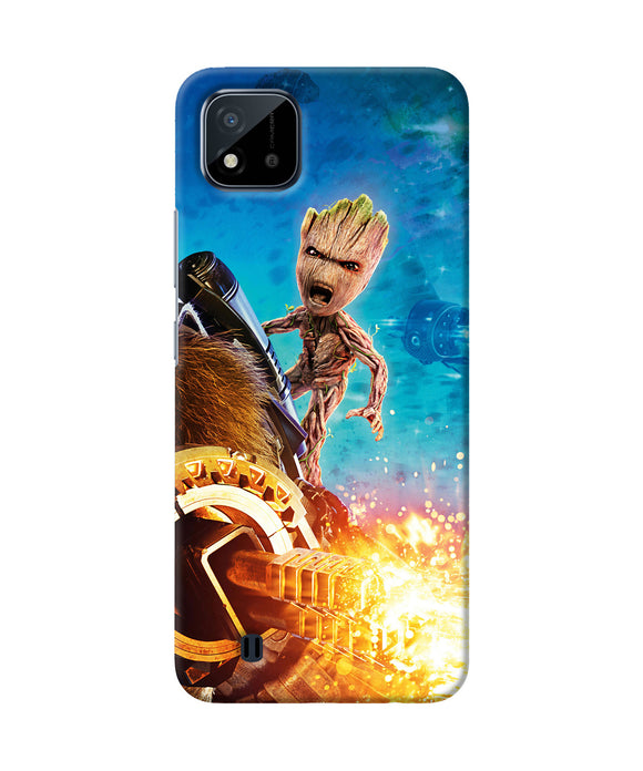 Groot angry Realme C20 Back Cover