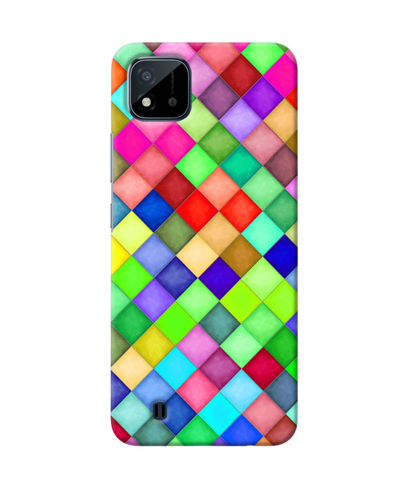 Abstract colorful squares Realme C20 Back Cover