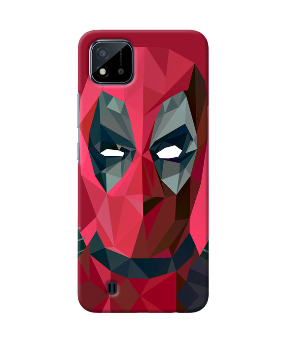 Abstract deadpool full mask Realme C20 Back Cover