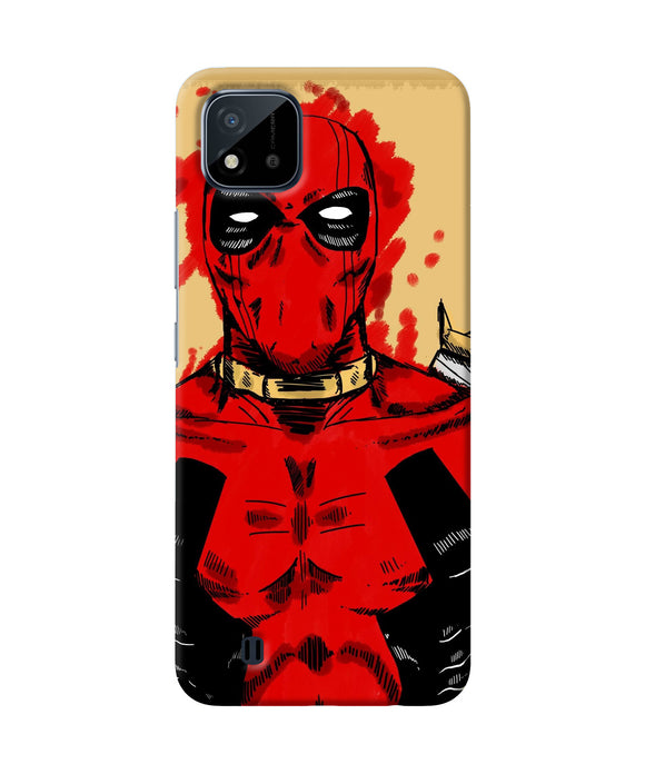 Blooded deadpool Realme C20 Back Cover