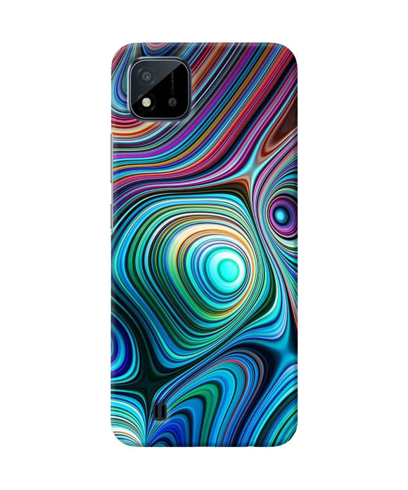 Abstract coloful waves Realme C20 Back Cover
