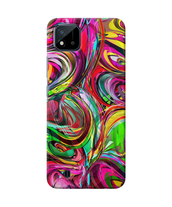 Abstract colorful ink Realme C20 Back Cover