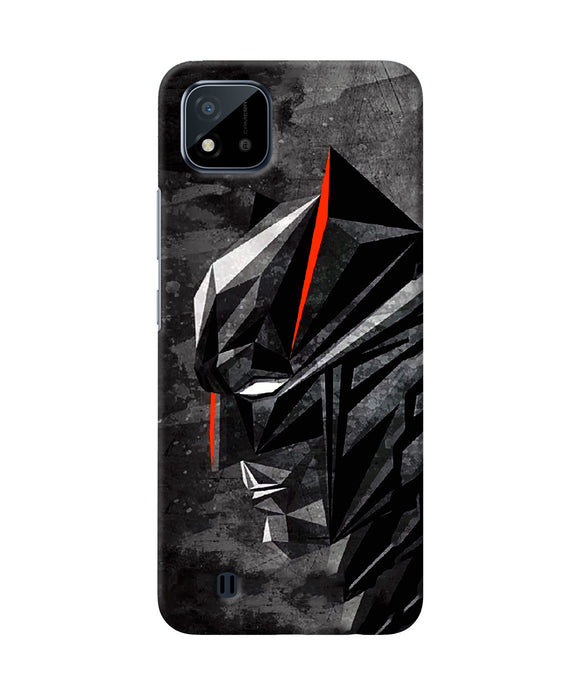 Batman black side face Realme C20 Back Cover