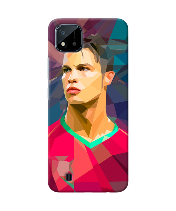 Abstract ronaldo Realme C20 Back Cover