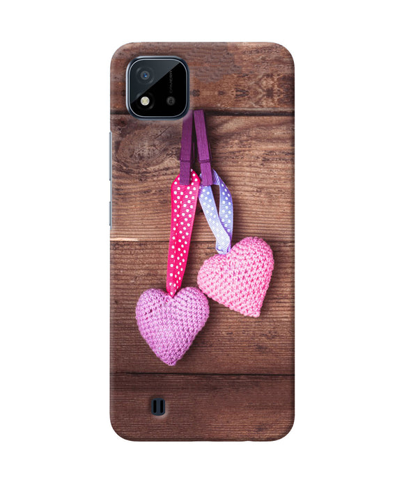 Two gift hearts Realme C20 Back Cover