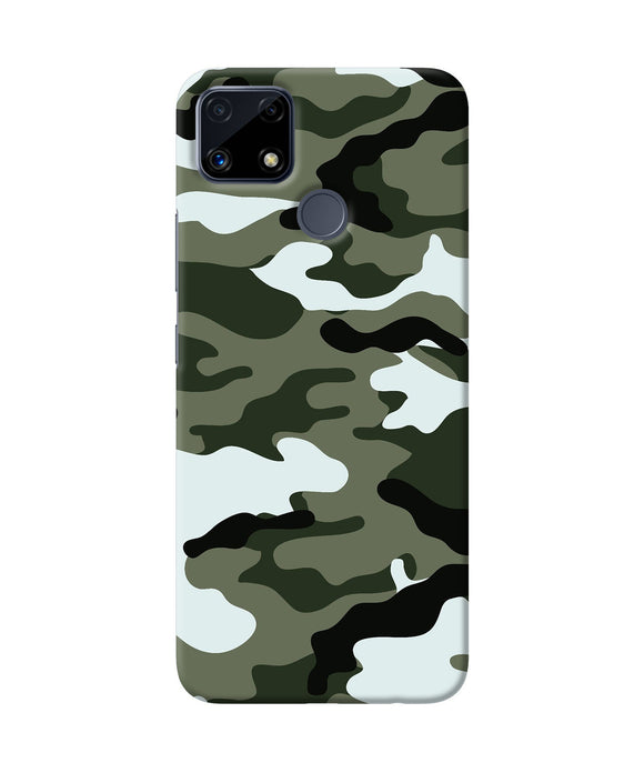 Camouflage Realme C25 Back Cover