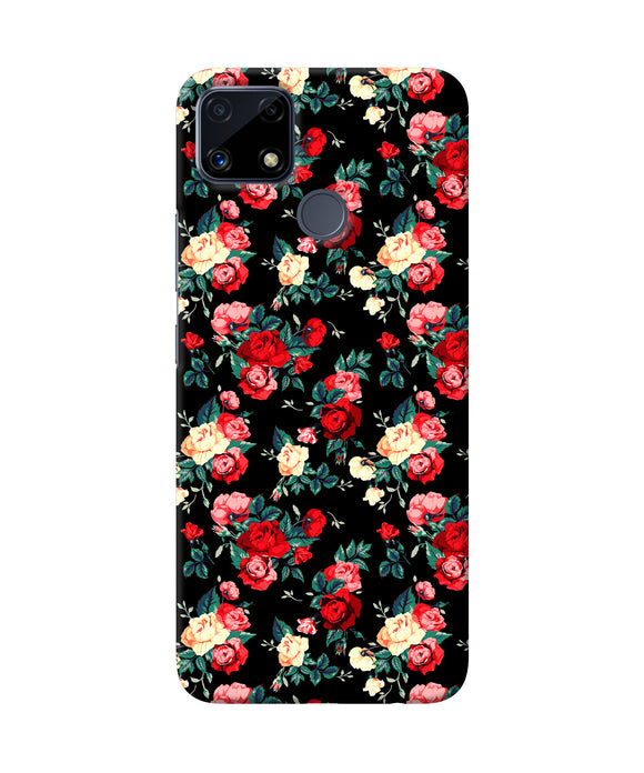 Rose Pattern Realme C25 Back Cover
