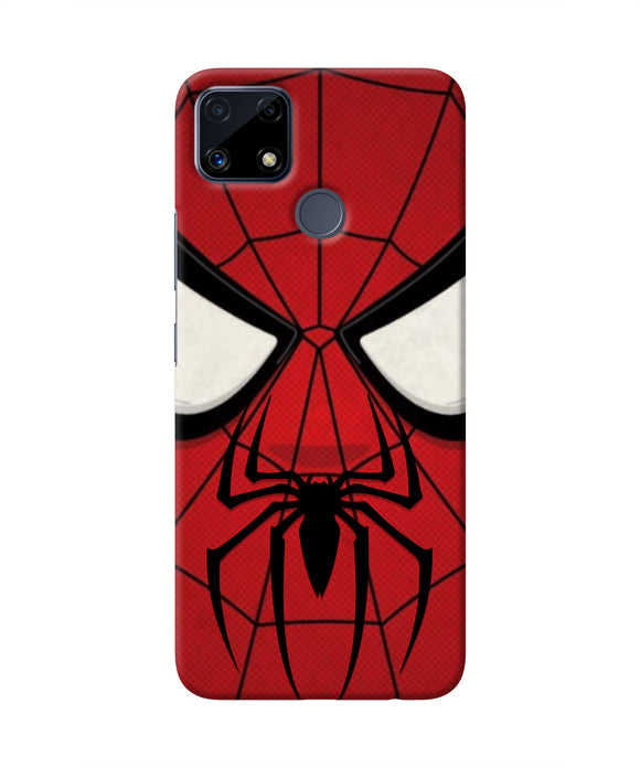 Spiderman Face Realme C25 Real 4D Back Cover