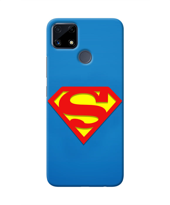 Superman Blue Realme C25 Real 4D Back Cover