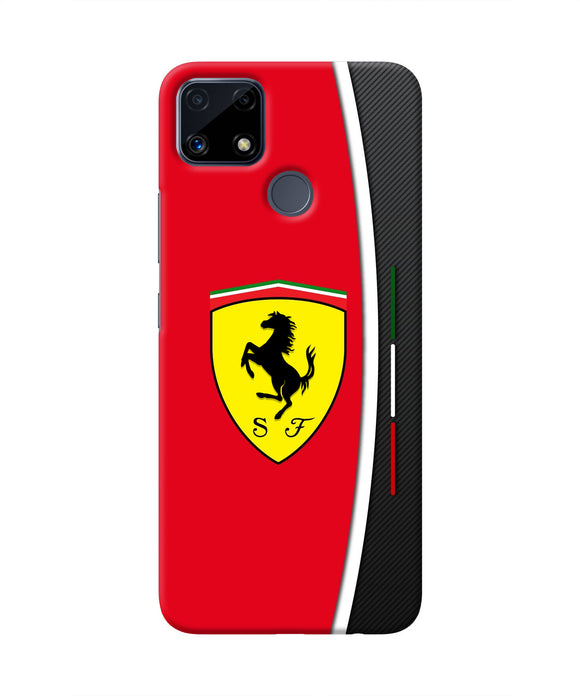 Ferrari Abstract Realme C25 Real 4D Back Cover