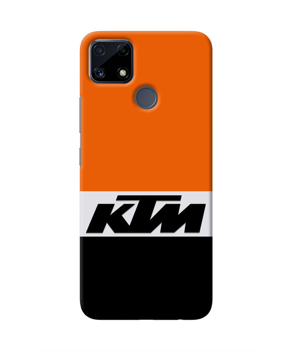 KTM Colorblock Realme C25 Real 4D Back Cover