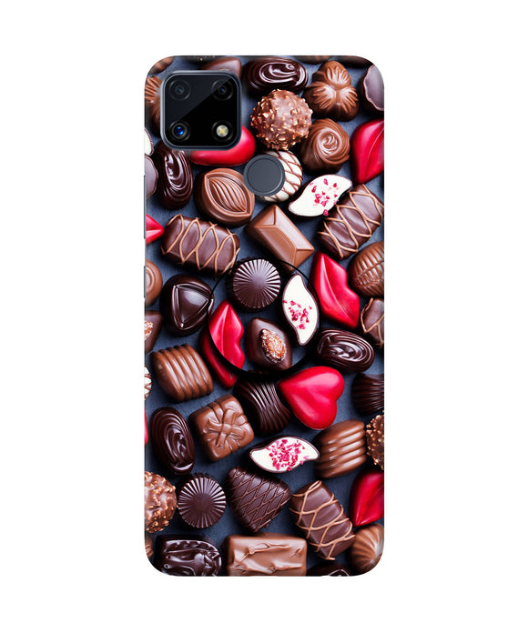 Chocolates Realme C25 Pop Case