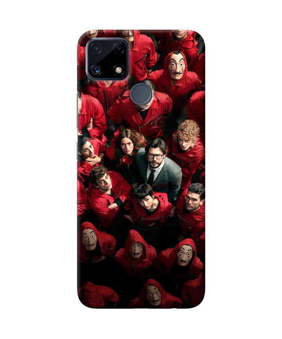 Money Heist Professor with Hostages Realme C25 Back Cover