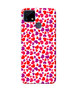 Heart print Realme C25 Back Cover