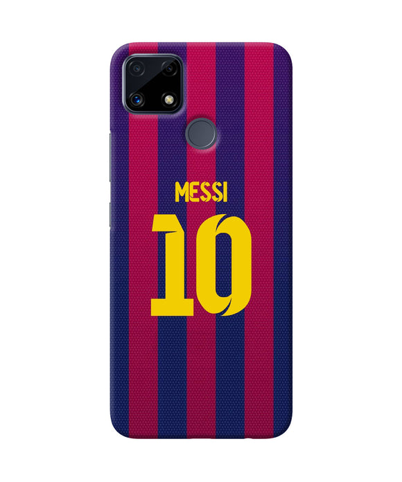 Messi 10 tshirt Realme C25 Back Cover
