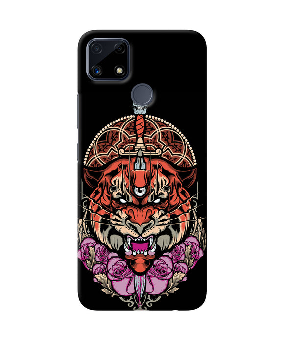 Abstract tiger Realme C25 Back Cover