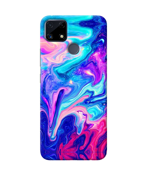 Abstract colorful water Realme C25 Back Cover