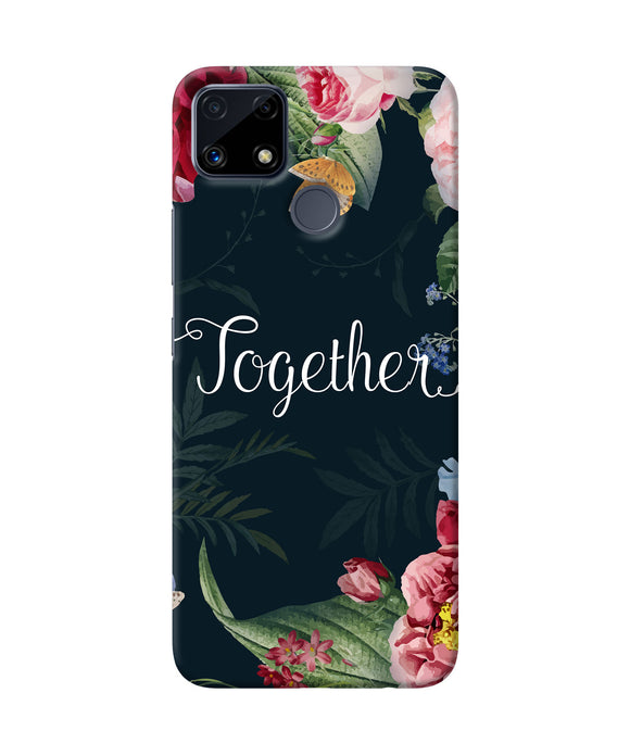 Together flower Realme C25 Back Cover