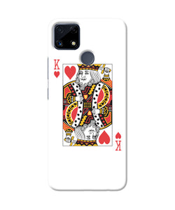 Heart king card Realme C25 Back Cover