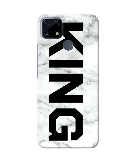 King marble text Realme C25 Back Cover