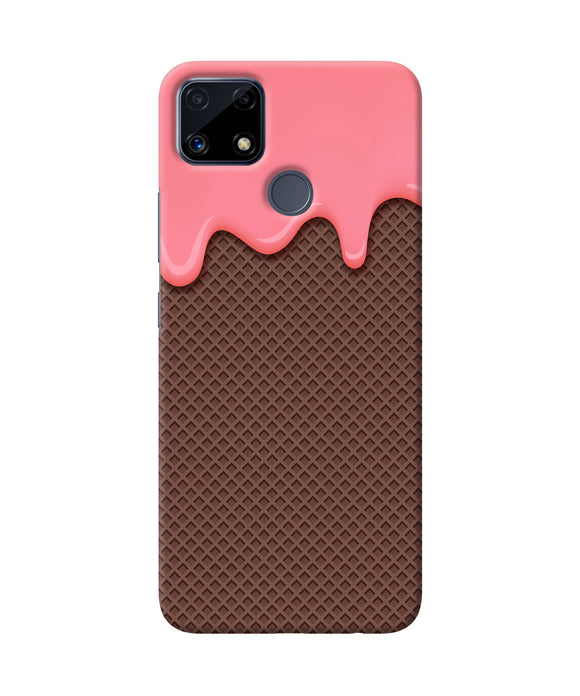 Waffle cream biscuit Realme C25 Back Cover