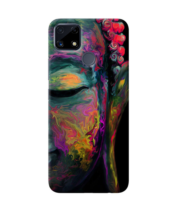 Buddha face painting Realme C25 Back Cover