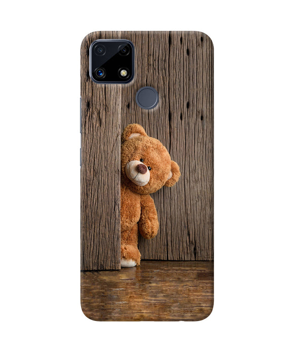 Teddy wooden Realme C25 Back Cover