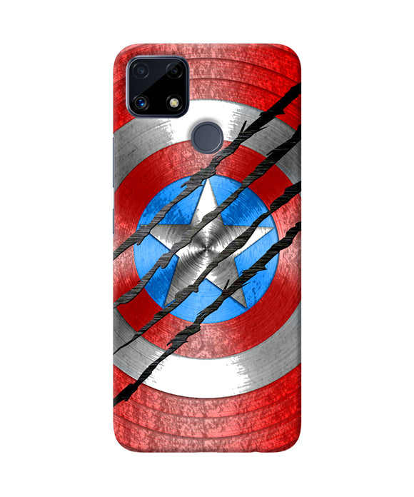 Scratch on shield Realme C25 Back Cover