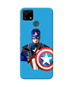 Captain america character Realme C25 Back Cover