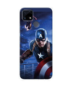 Captain with ironman Realme C25 Back Cover