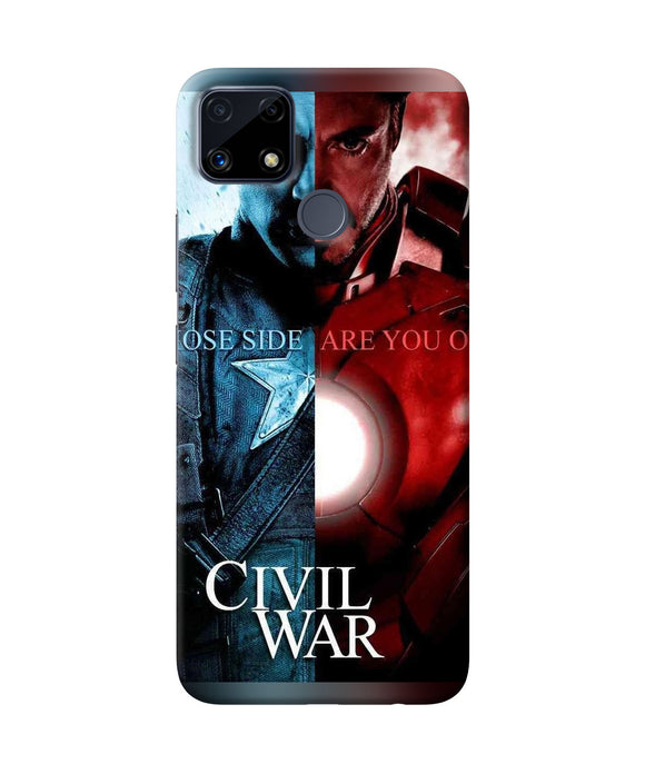 Civil war Realme C25 Back Cover