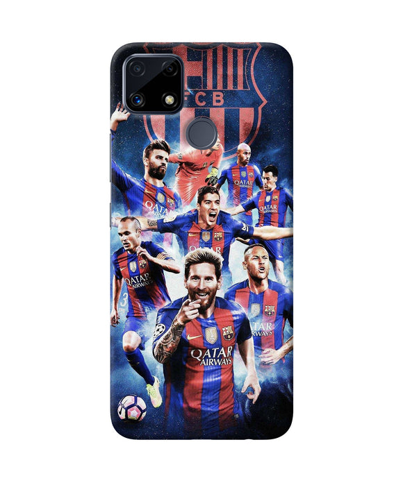 Messi FCB team Realme C25 Back Cover
