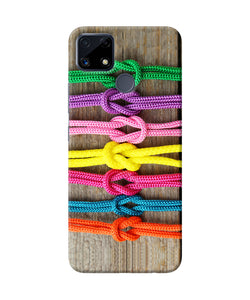 Colorful shoelace Realme C25 Back Cover