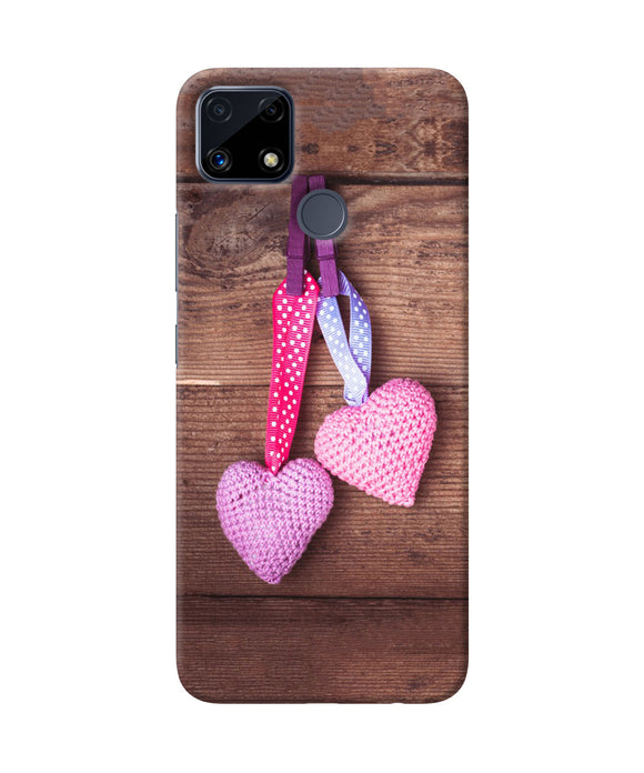 Two gift hearts Realme C25 Back Cover