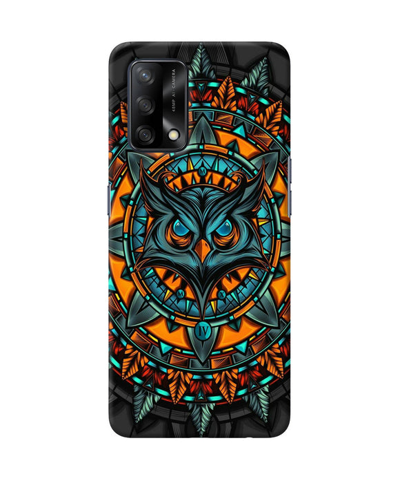 Angry Owl Art Oppo F19 Back Cover