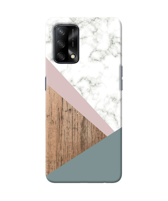 Marble wood Abstract Oppo F19 Back Cover