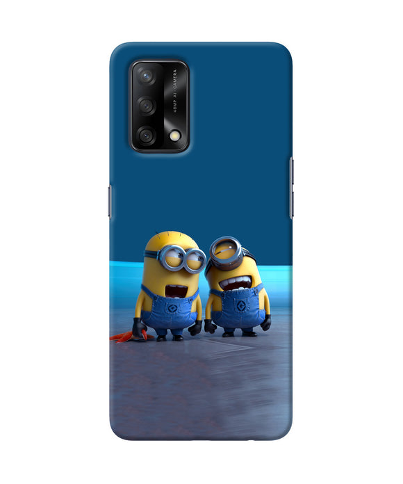 Minion Laughing Oppo F19 Back Cover